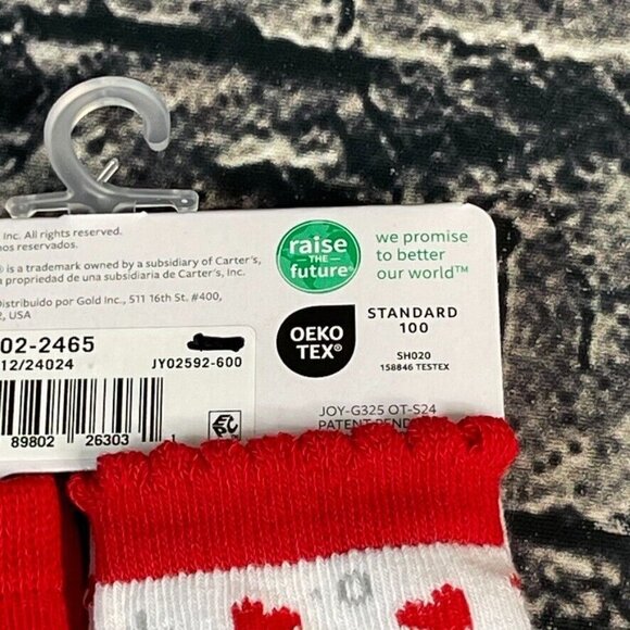 Just One You Carters 0-6 Months Red Pink White Flower X O  Heart Valentines - Picture 7 of 8